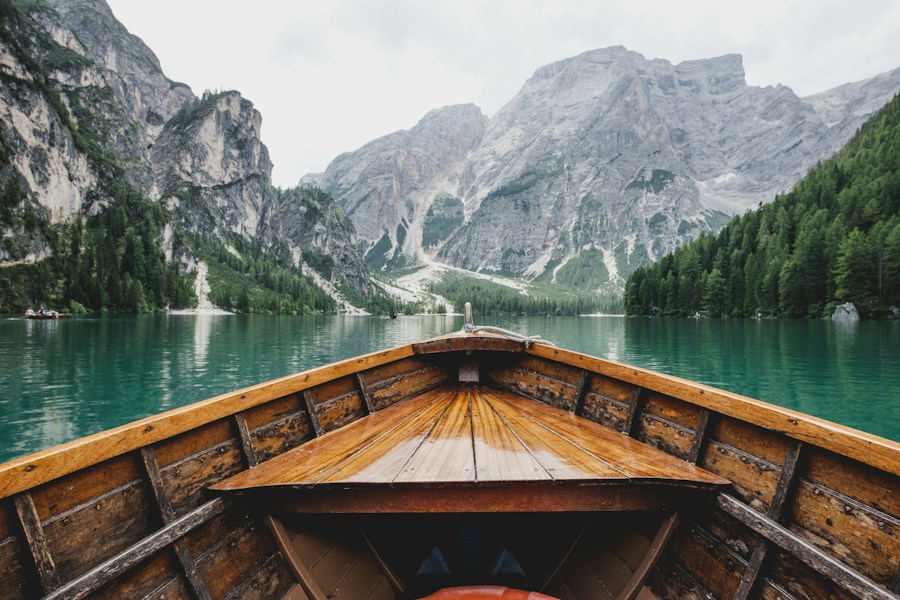 Mountain lake creative inspiration