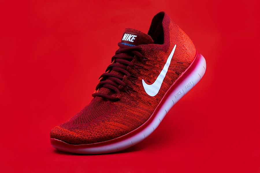 Red sneaker creative inspiration